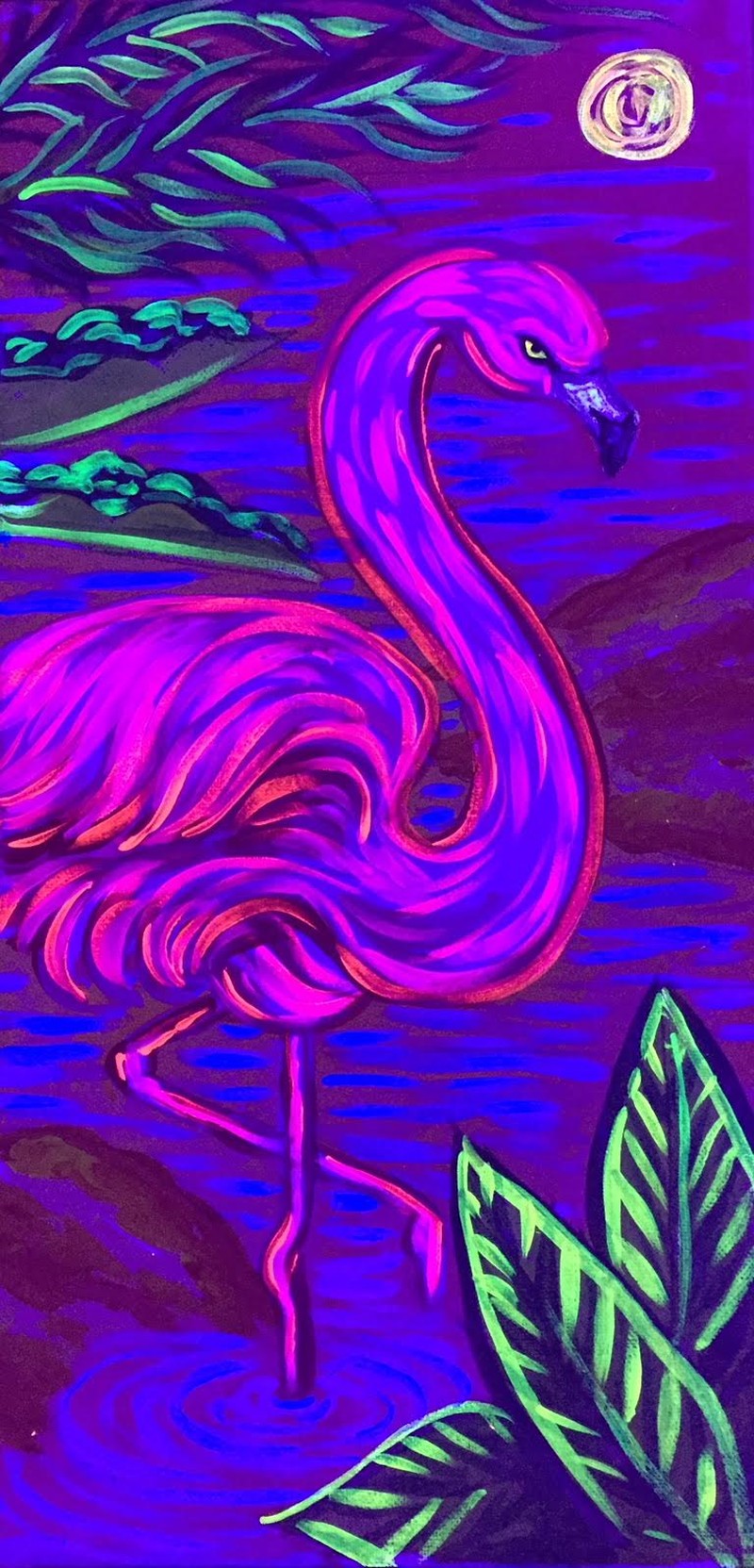 BLACKLIGHT FLAMINGO