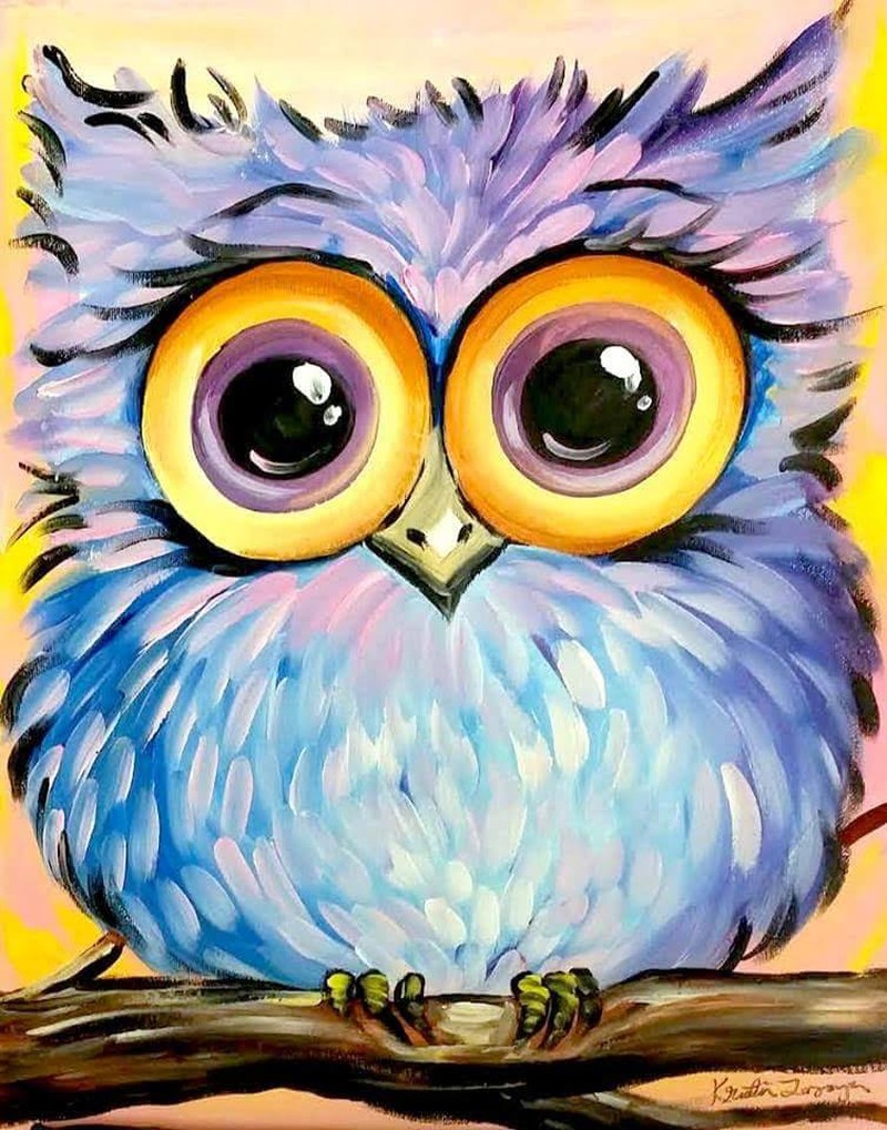 Woo Owl Bugaroo | Spring Break Paint pARTy! | Art Buzz Kids!