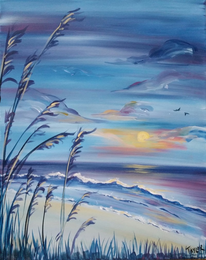 Belmar Blues - 16x20 Acrylic on Canvas