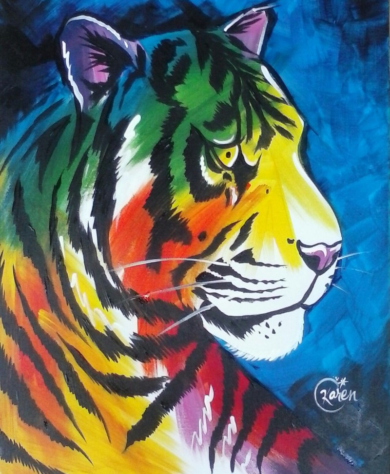 Vibrant Tiger