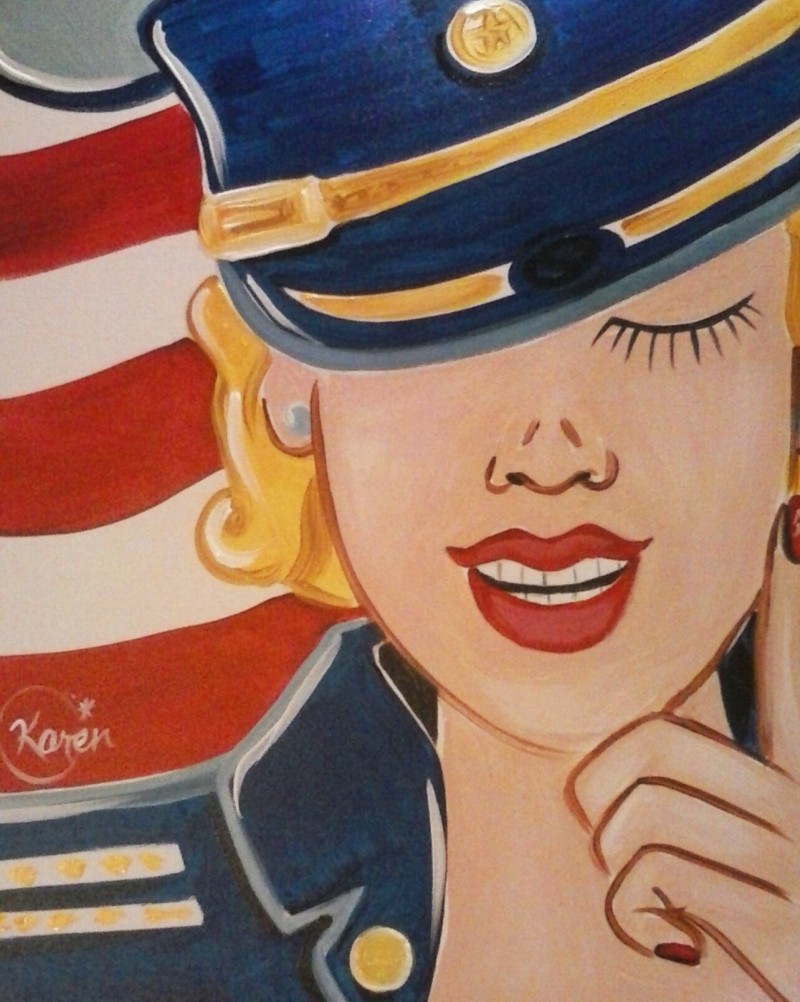 Happy Women's Veteran Day!!! USO Girl