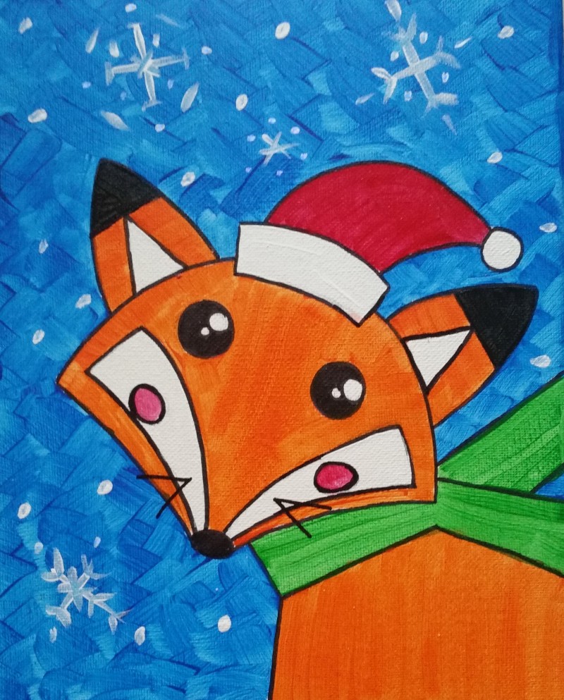 ART BUZZ KIDS - Frosty Fox 
