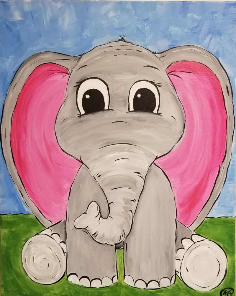 Baby Elephant NEW DESIGN!