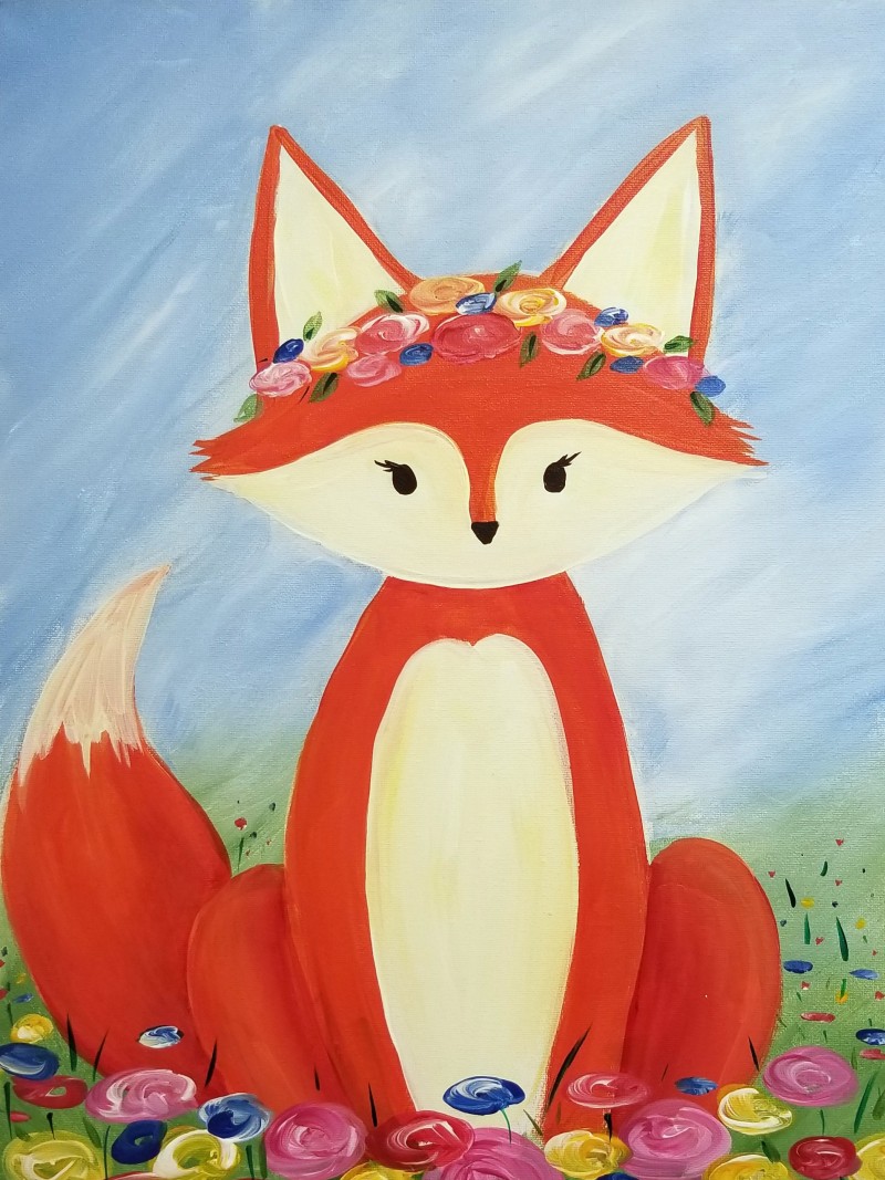 Kids "Floral Fox" 11am-12:30pm