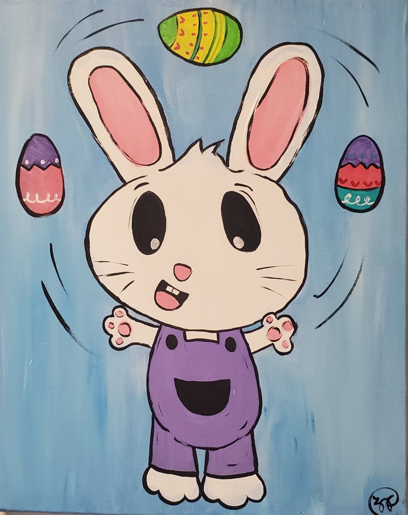 Kids Painting | Juggling Bunny