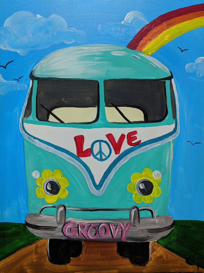 Hippie Love Bus