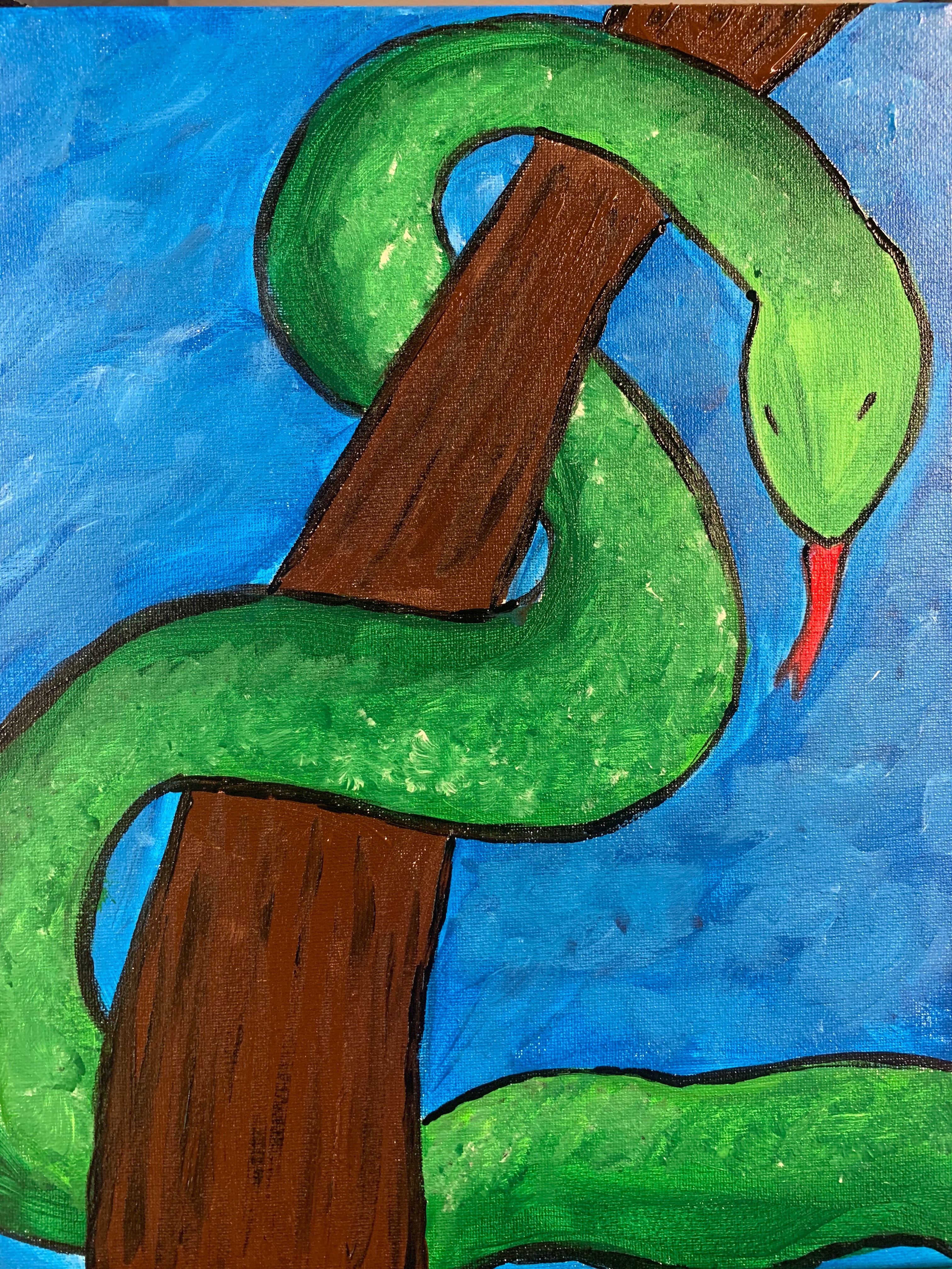 Snake on a Tree