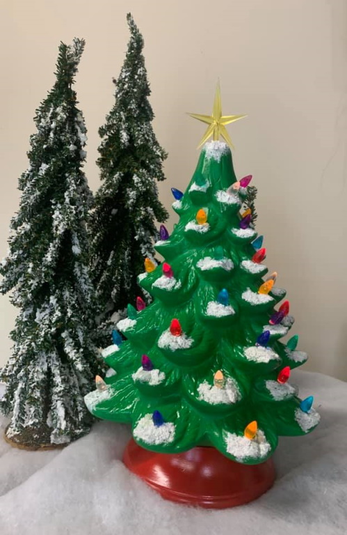 CERAMIC LIGHT UP TREE  AT PEACOCK WINE BAR | 1525 N GILBERT RD C108
