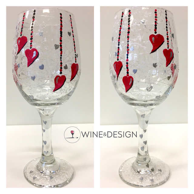 Heart To Heart Wine Glass Painting Workshop