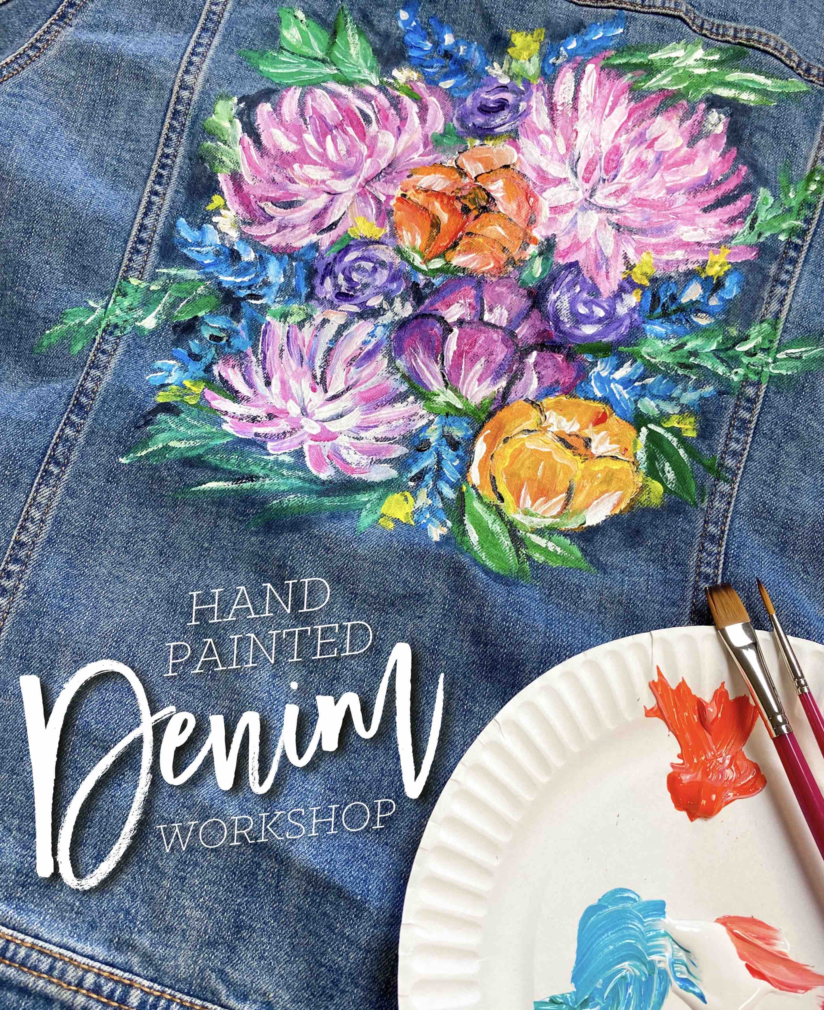 NEW! "Paint Your Denim!" Adult Studio!