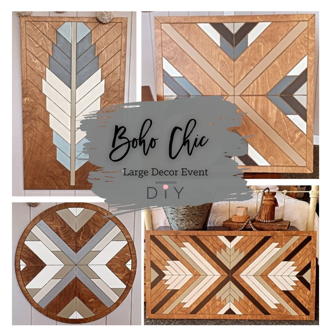 Boho Large Geometric Decor Workshop Boho Large Geometric Decor Workshop