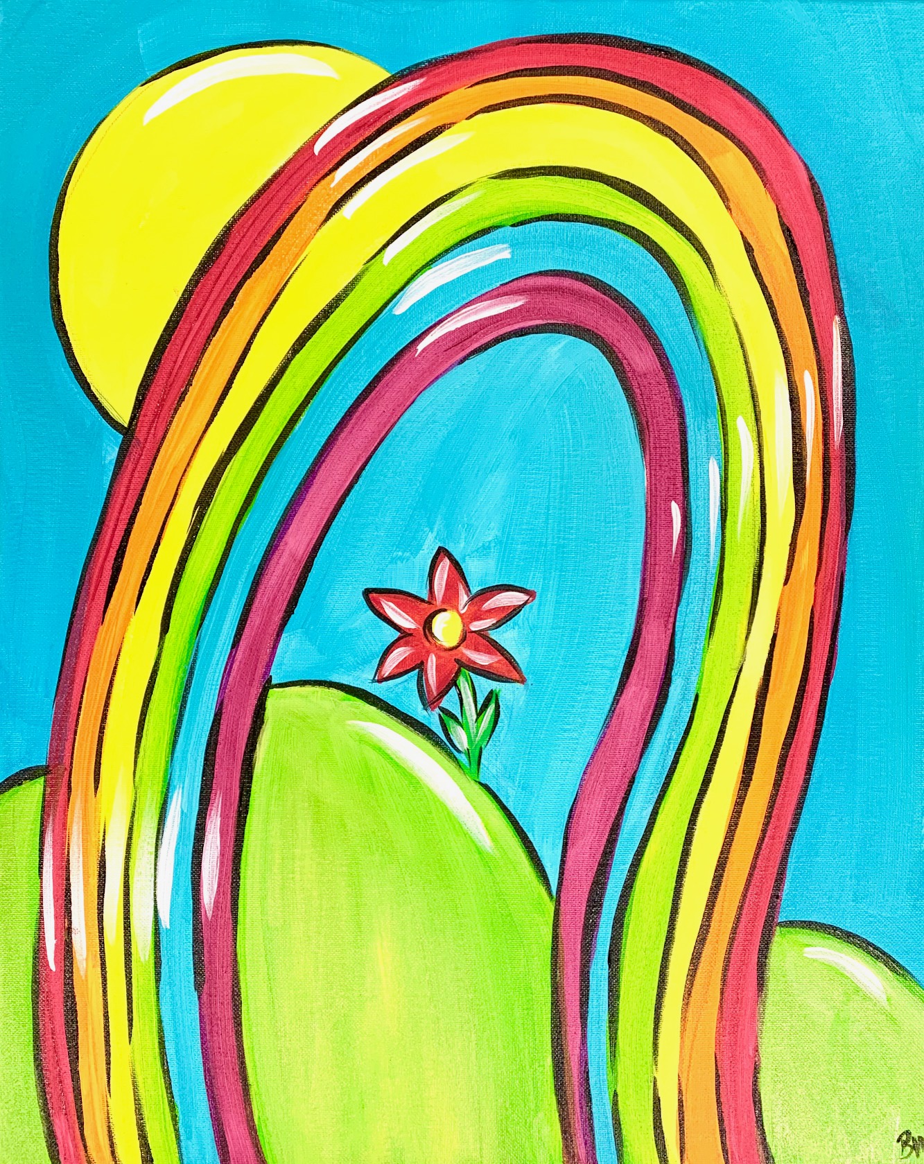 MLK Day Art Camp - Paint Rainbowland - Art Skills - Ages 5+