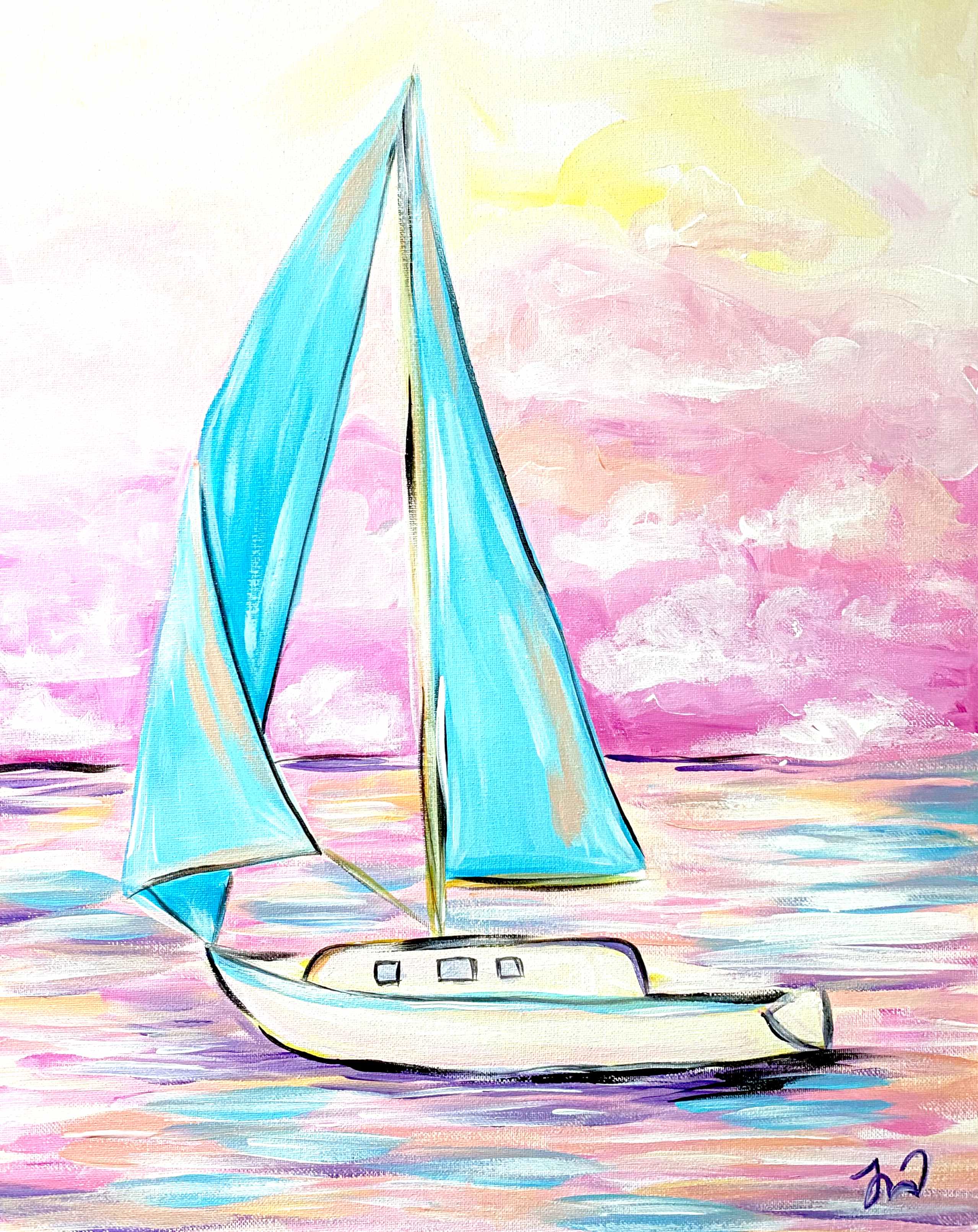 Pastel Sailboat | 6:30-8:30pm