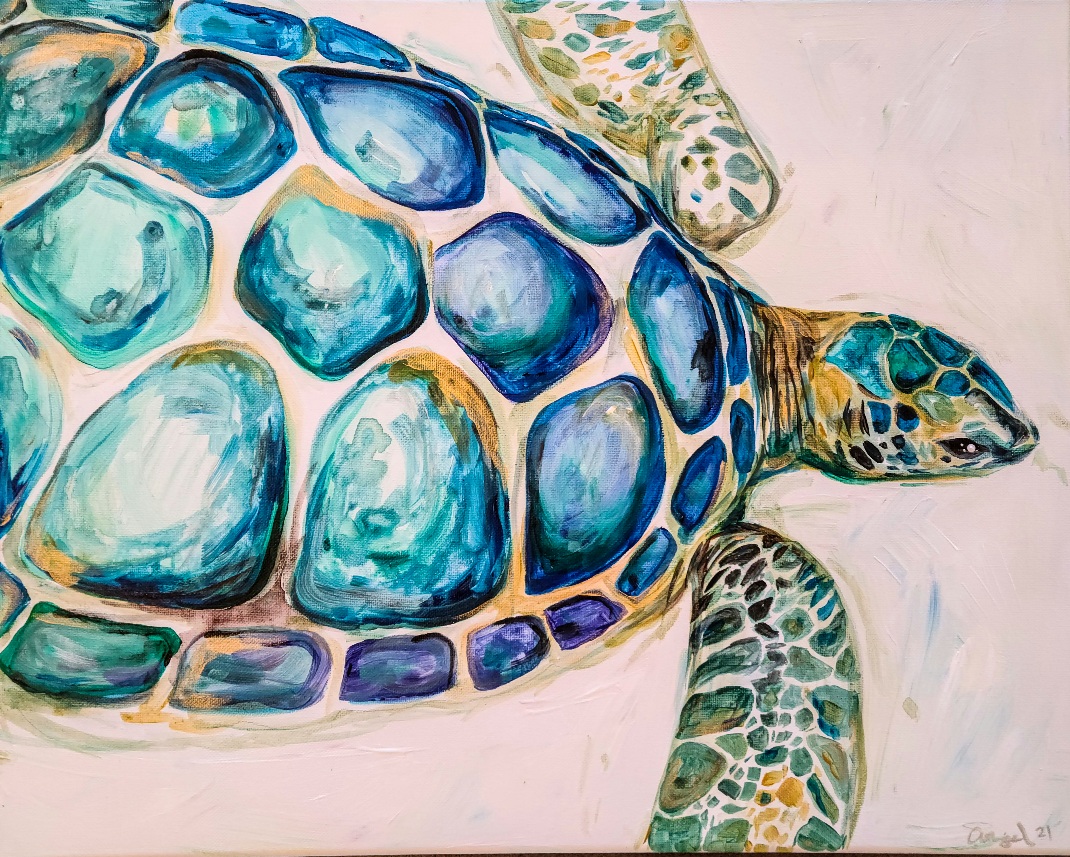 Opal Sea Turtle