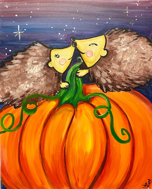 Art Buzz Kids! - Pumpkin Hedgehog 