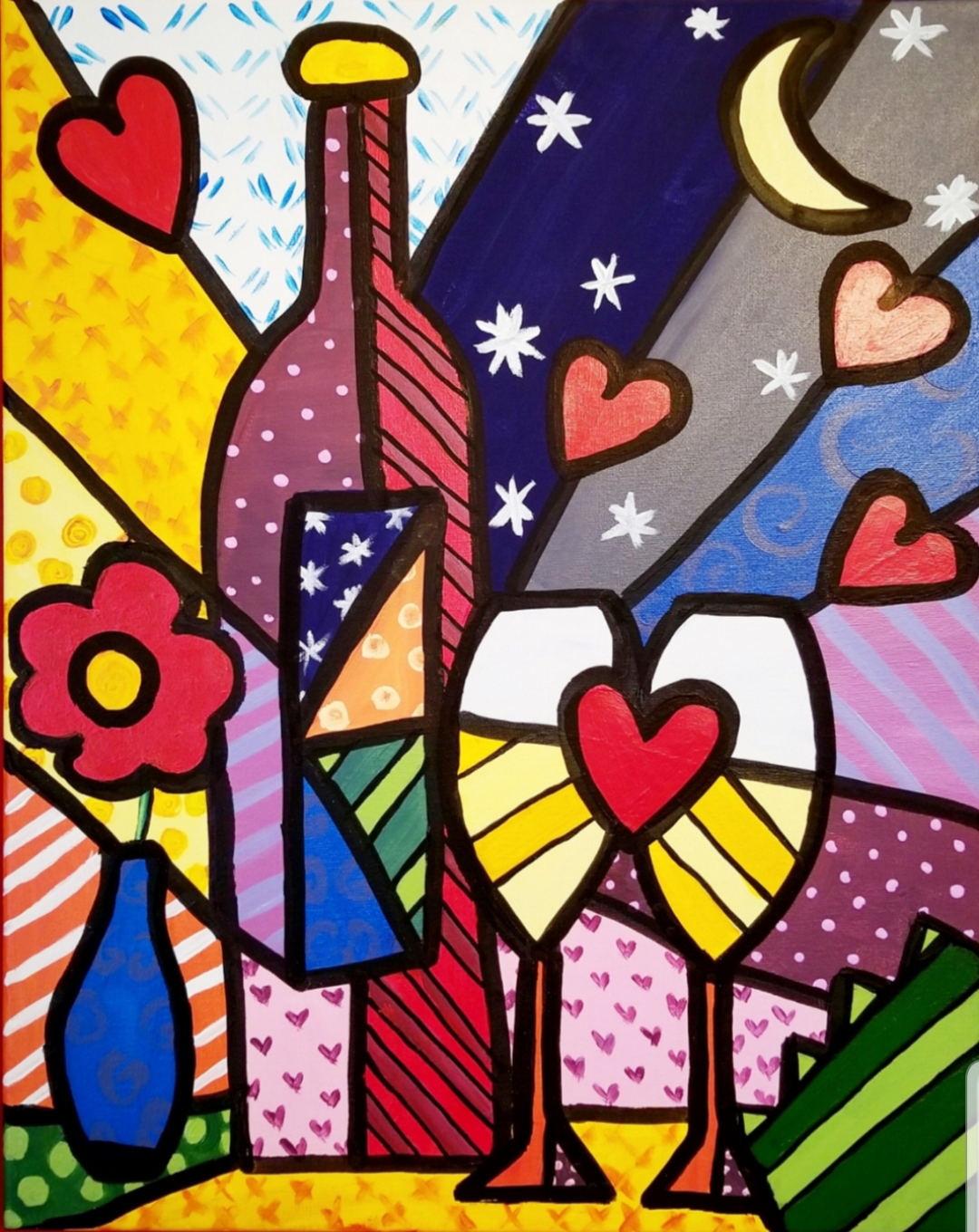 Britto Cheers to Love