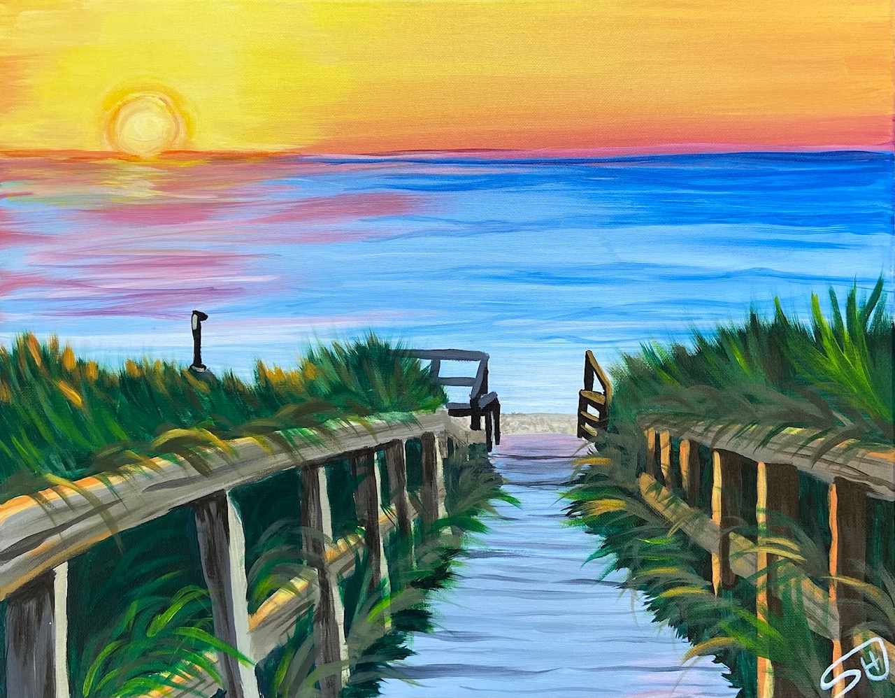 Boardwalk at Sunset