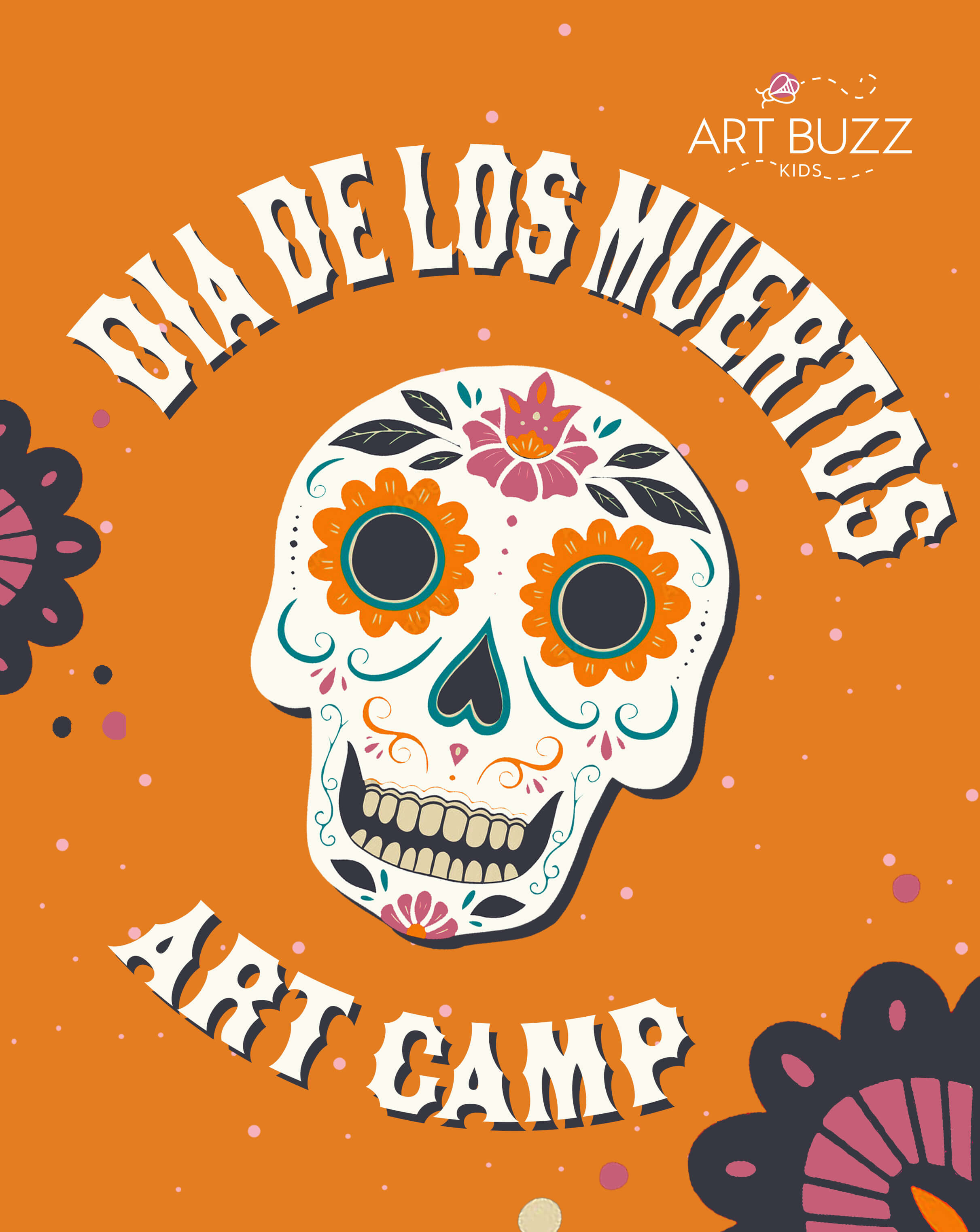 "Dia De Los Muertos Coco Outdoor Movie Night Kids Art Camp On Wheels In Santa Maria! 