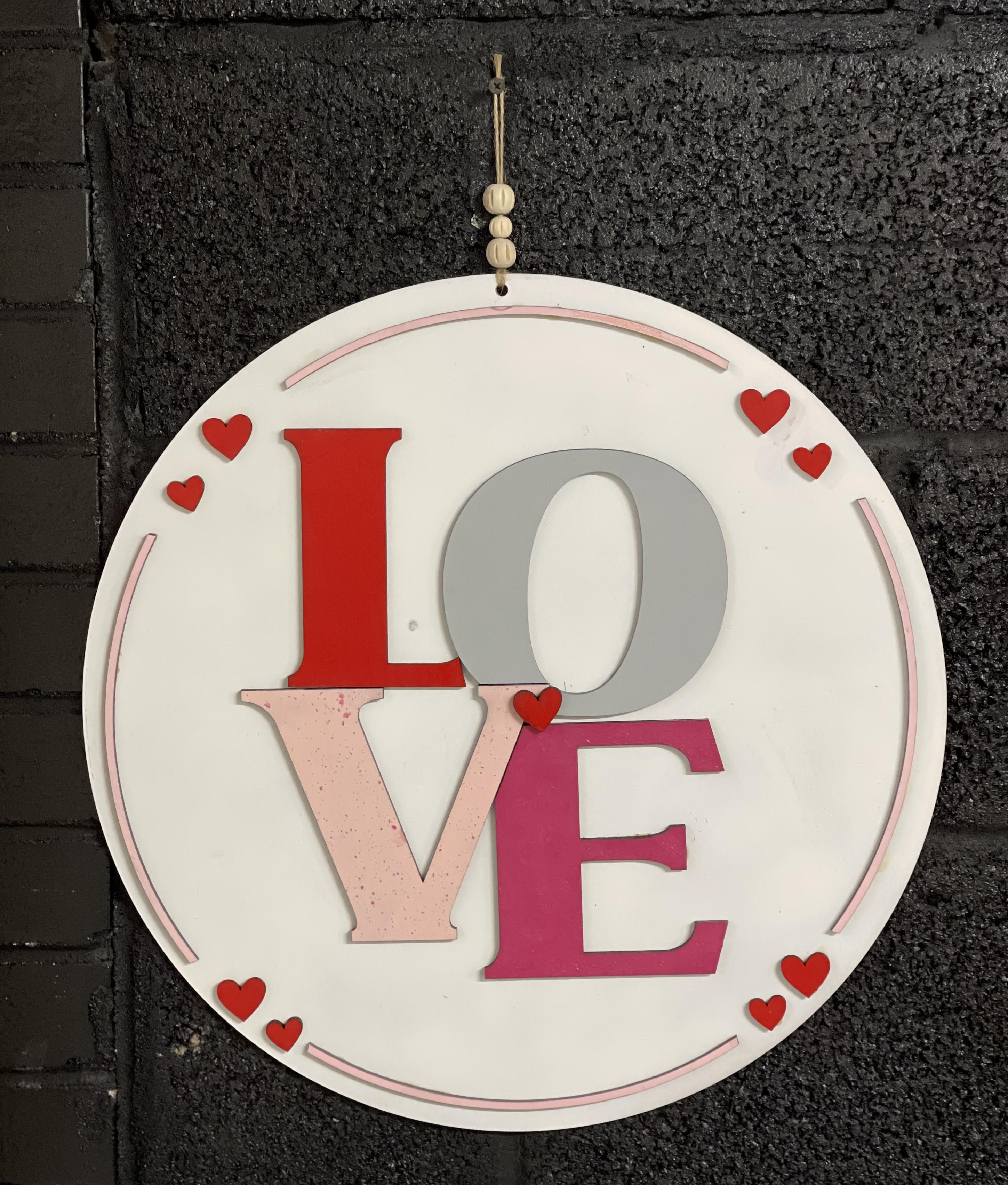 DIY | LOVE Door Hanger 