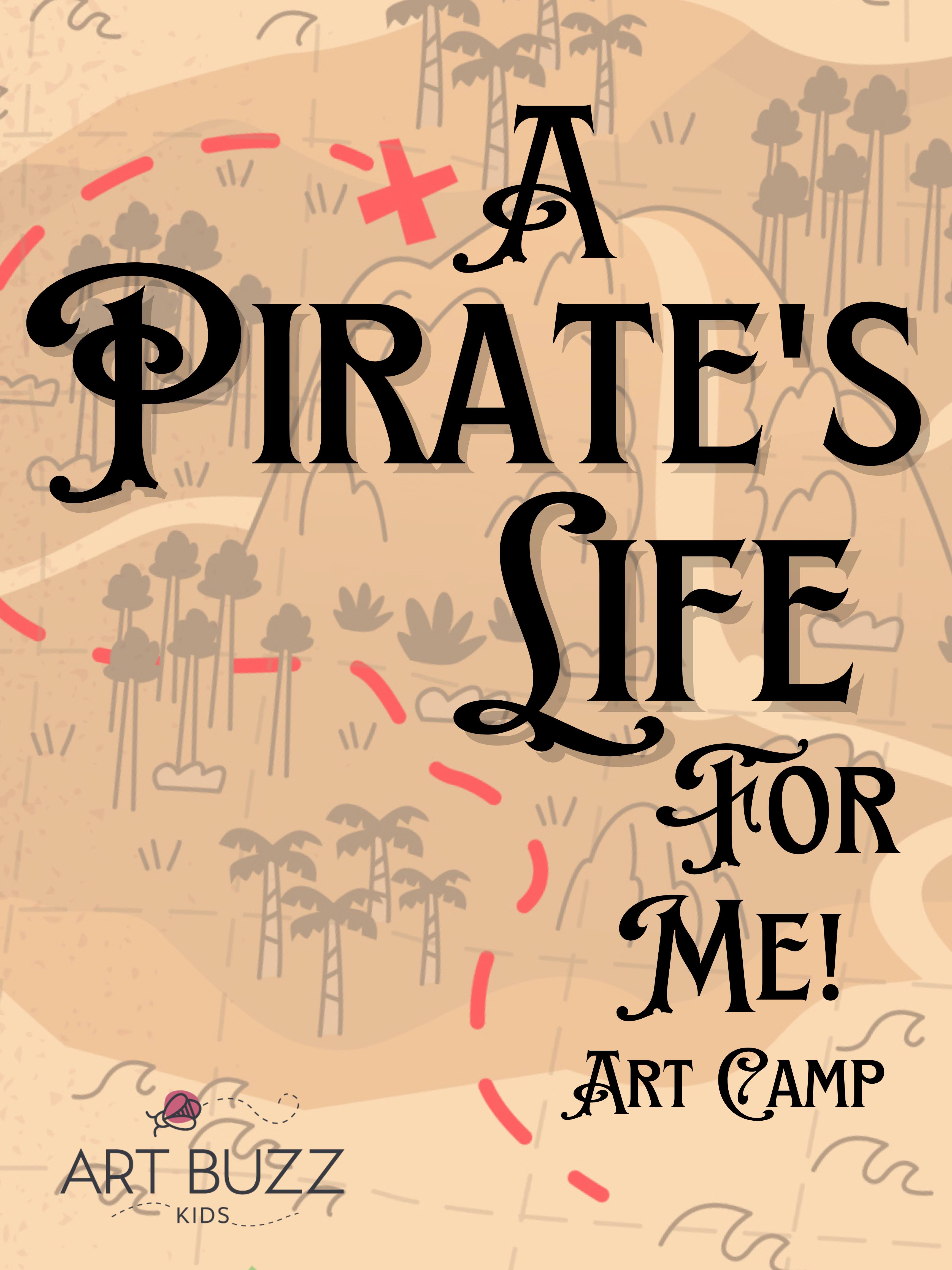 (FULL DAY) Monday-Friday KIDS ART CAMP: A Pirate's Life for Me!