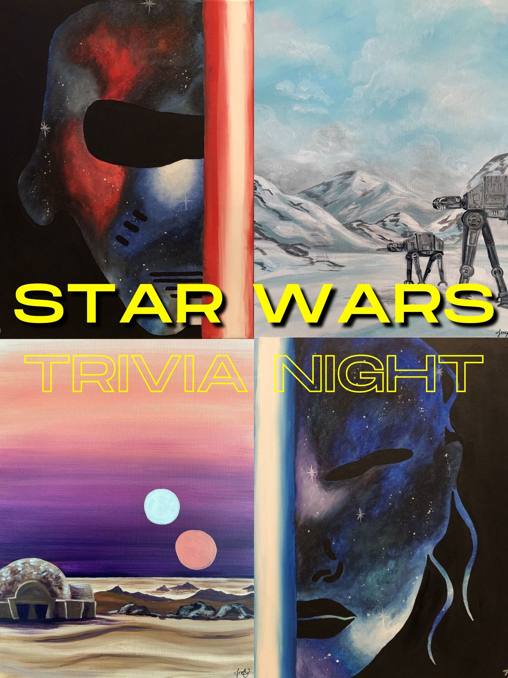 STARS WARS TRIVIA and YOU CHOOSE OPEN STUDIO!