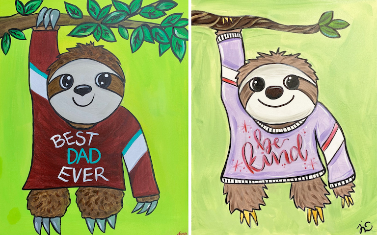 Daddy and Me - Sloths 