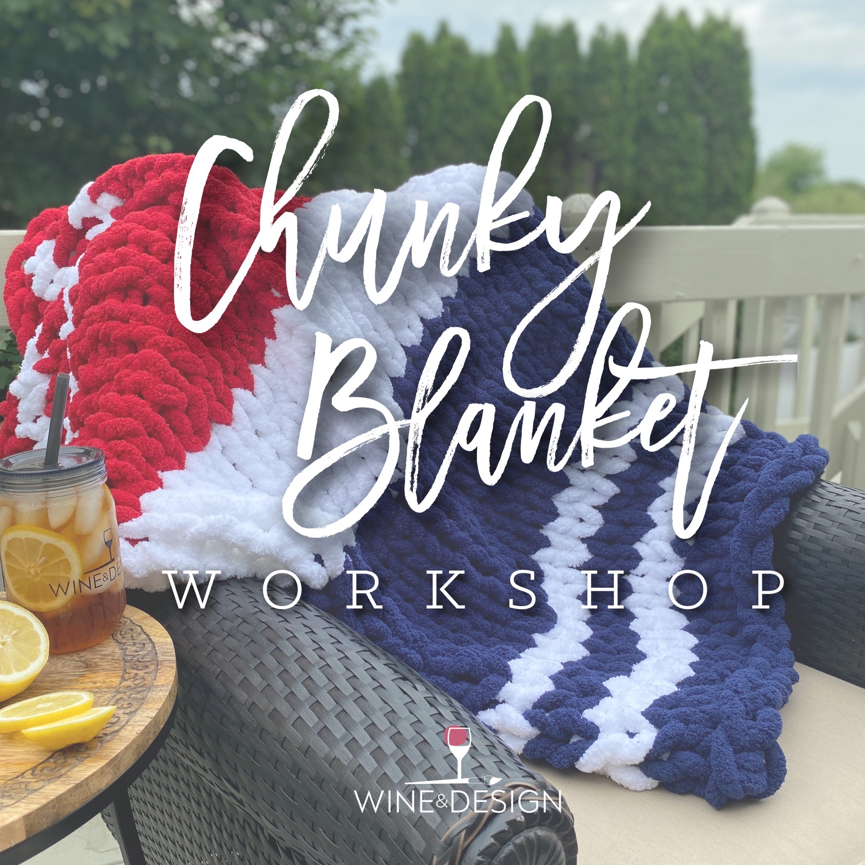 Chunky Blanket Workshop or Kit 