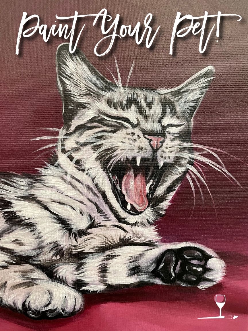 Caturday Paint Your Pet Event with artist Natalie!