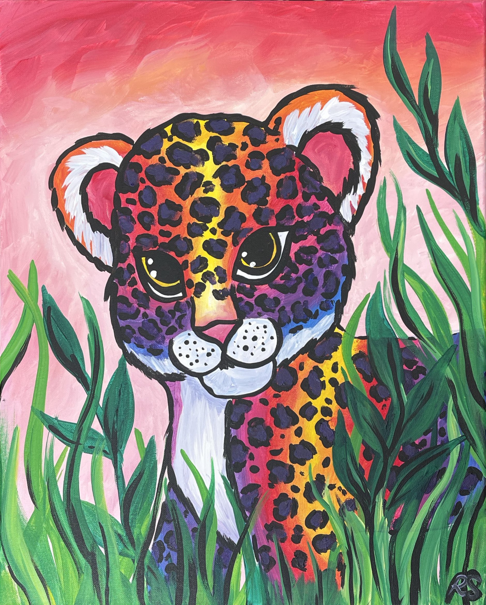 Rainbow Baby Leopard