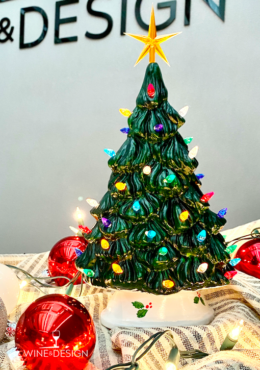 Light Up Christmas Tree Ceramic