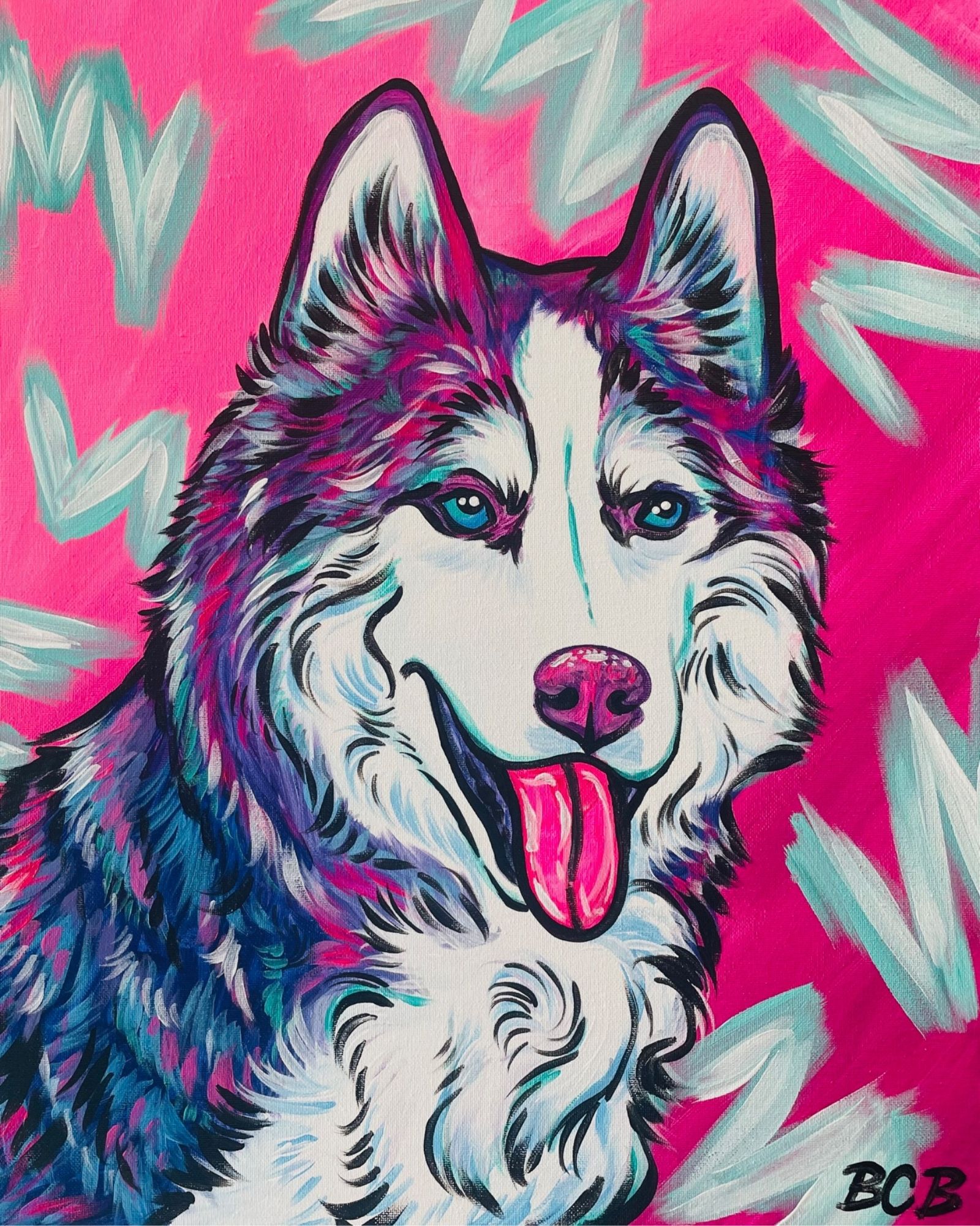 Huskies Pop Art!