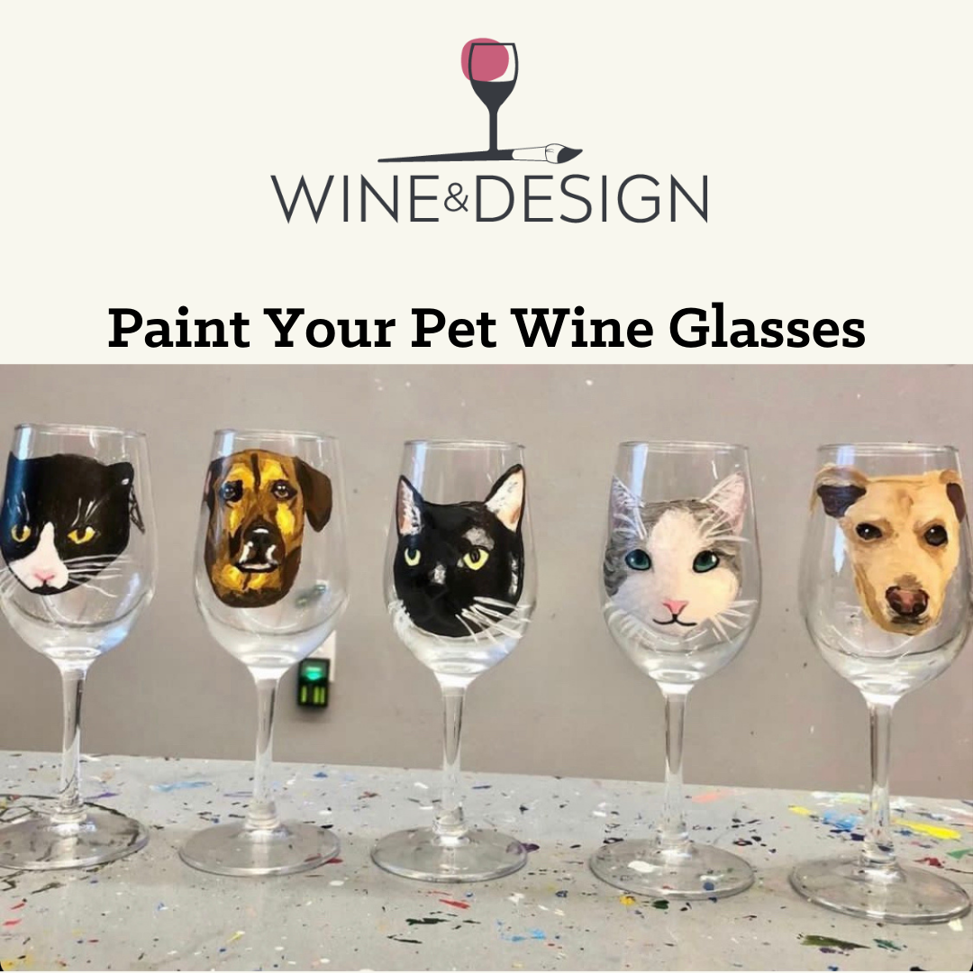 Paint your Pet Wine Glass | 6:30-8:30pm | Register by 1/8