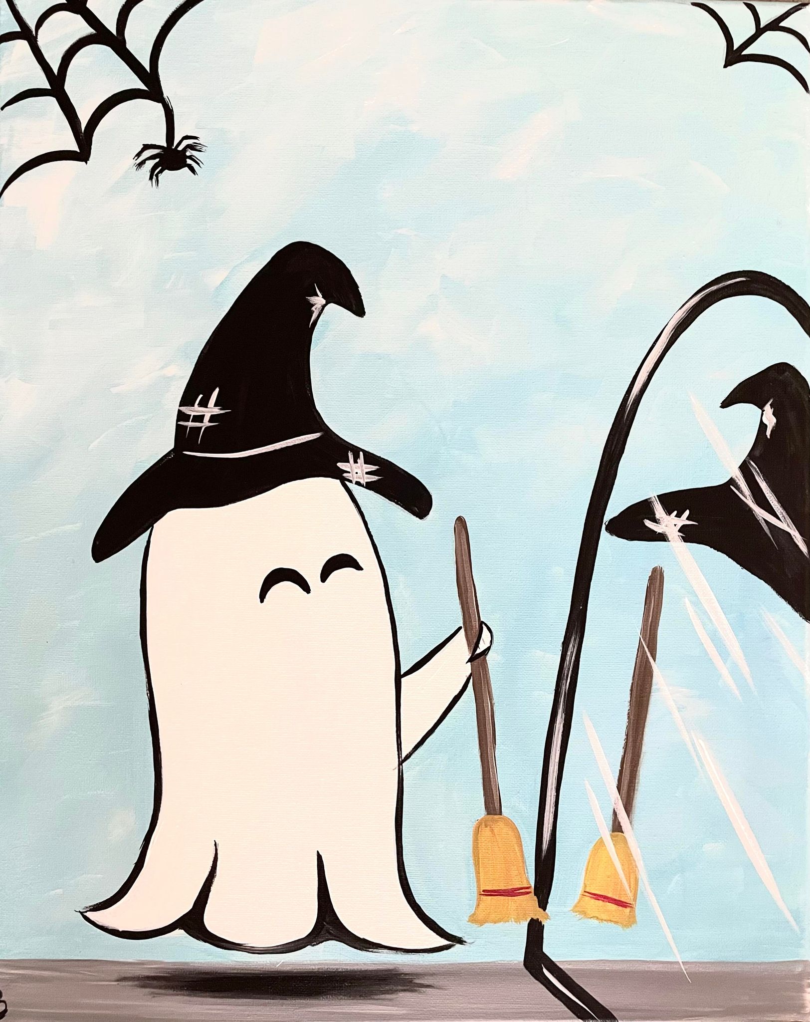 Kids Painting | Trick or Treat Ghost