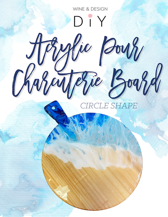Acrylic Pour Charcuterie Board! 
