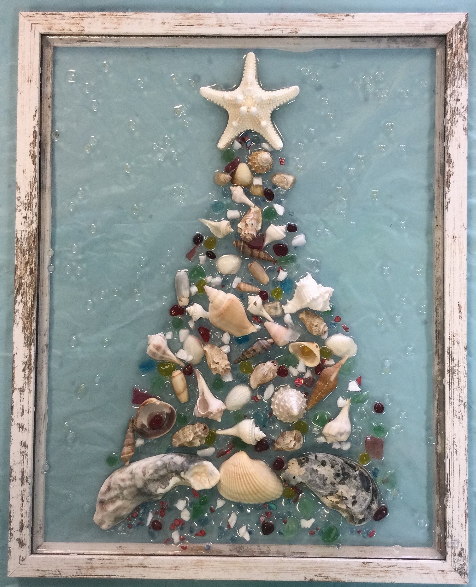 Holiday Sea Glass Resin Workshop