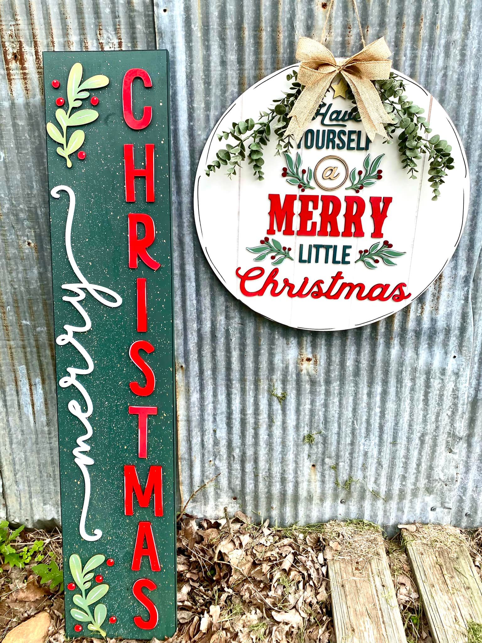 5 SEATS LEFT! Christmas Porch & Door Decor Worshop! 2 in 1 Workshop!