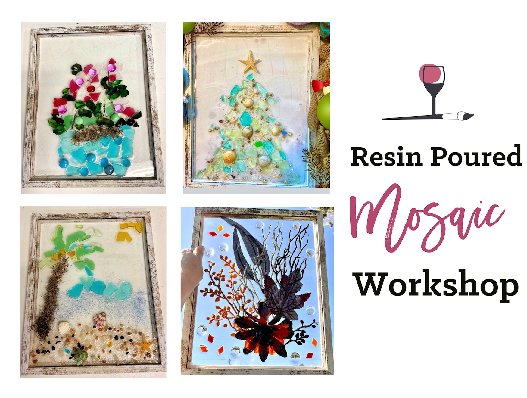 Resin Poured Mosaic Workshop
