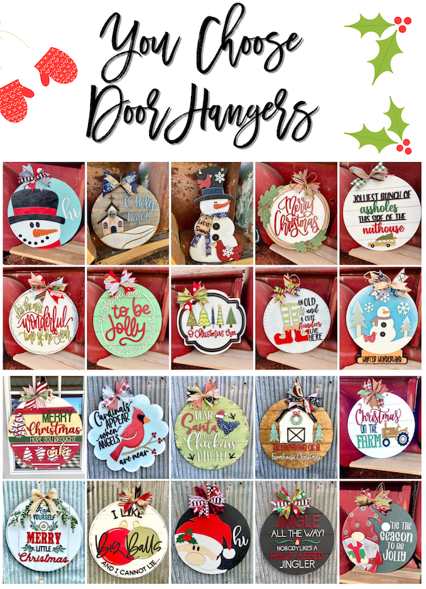 Choose Your Design! DIY Door Hanger Workshop