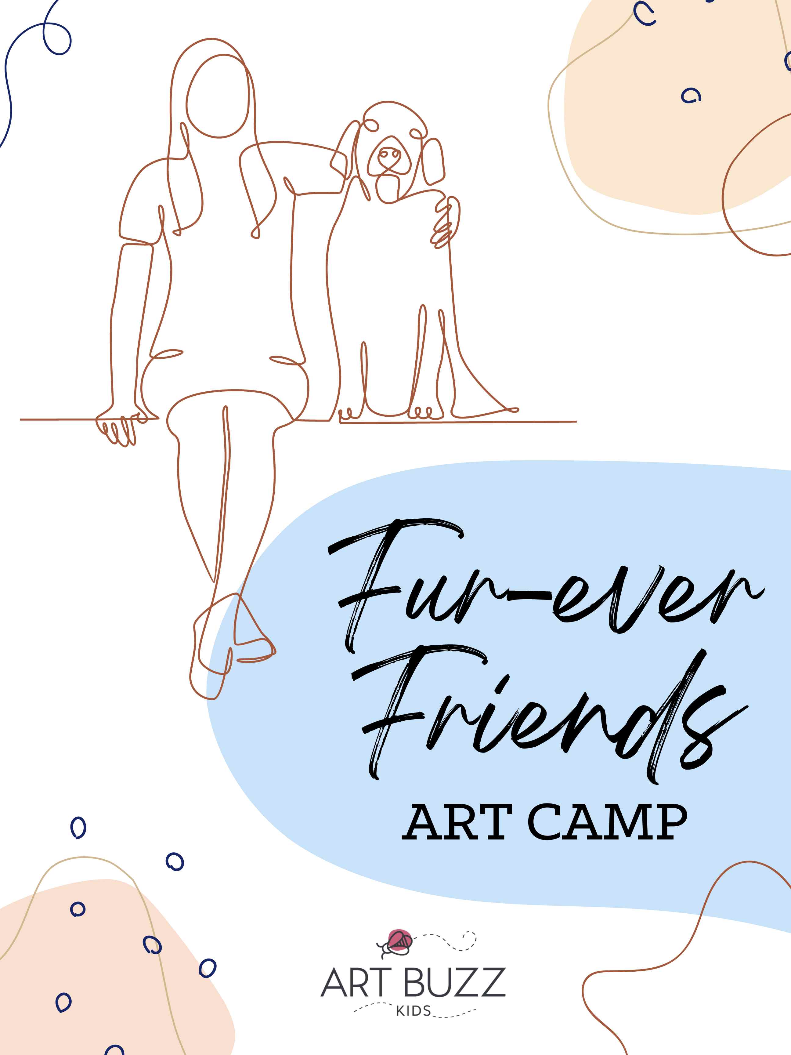 Fur-ever Friends Art Camp | Half Day Monday - Friday 9:00 am to 1:00 pm | $100 Deposit Required to Reserve a Seat