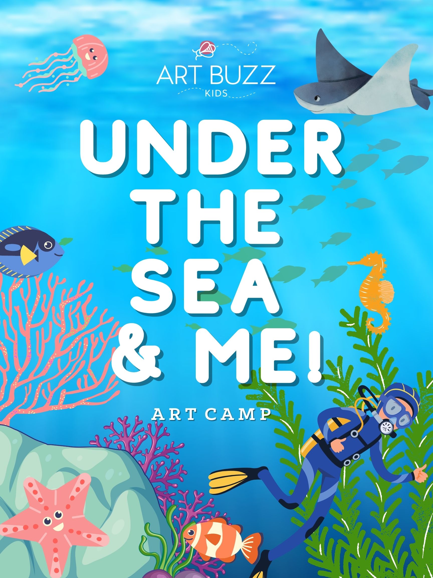 Under the Sea Kids Art Camp! June 24th-28th 10am-2pm