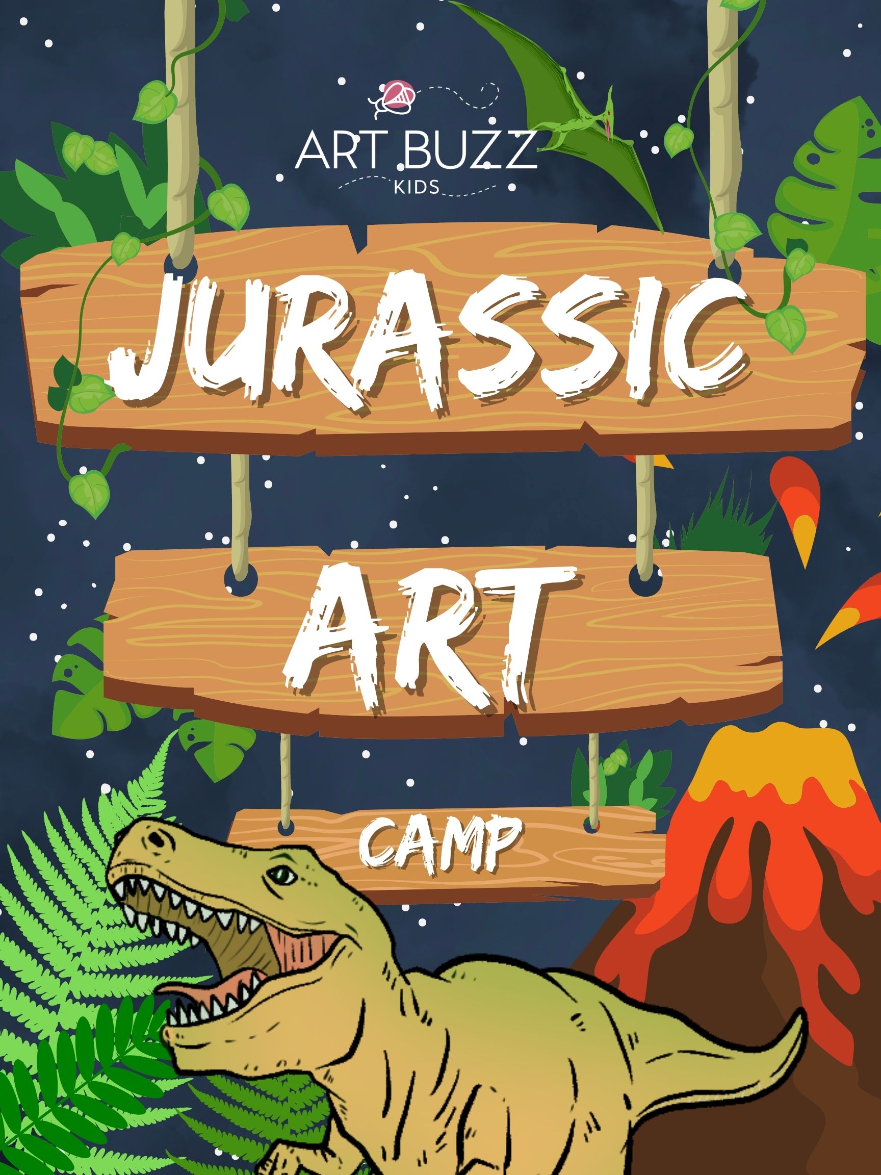 Jurassic Art Buzz Kids Summer Camp