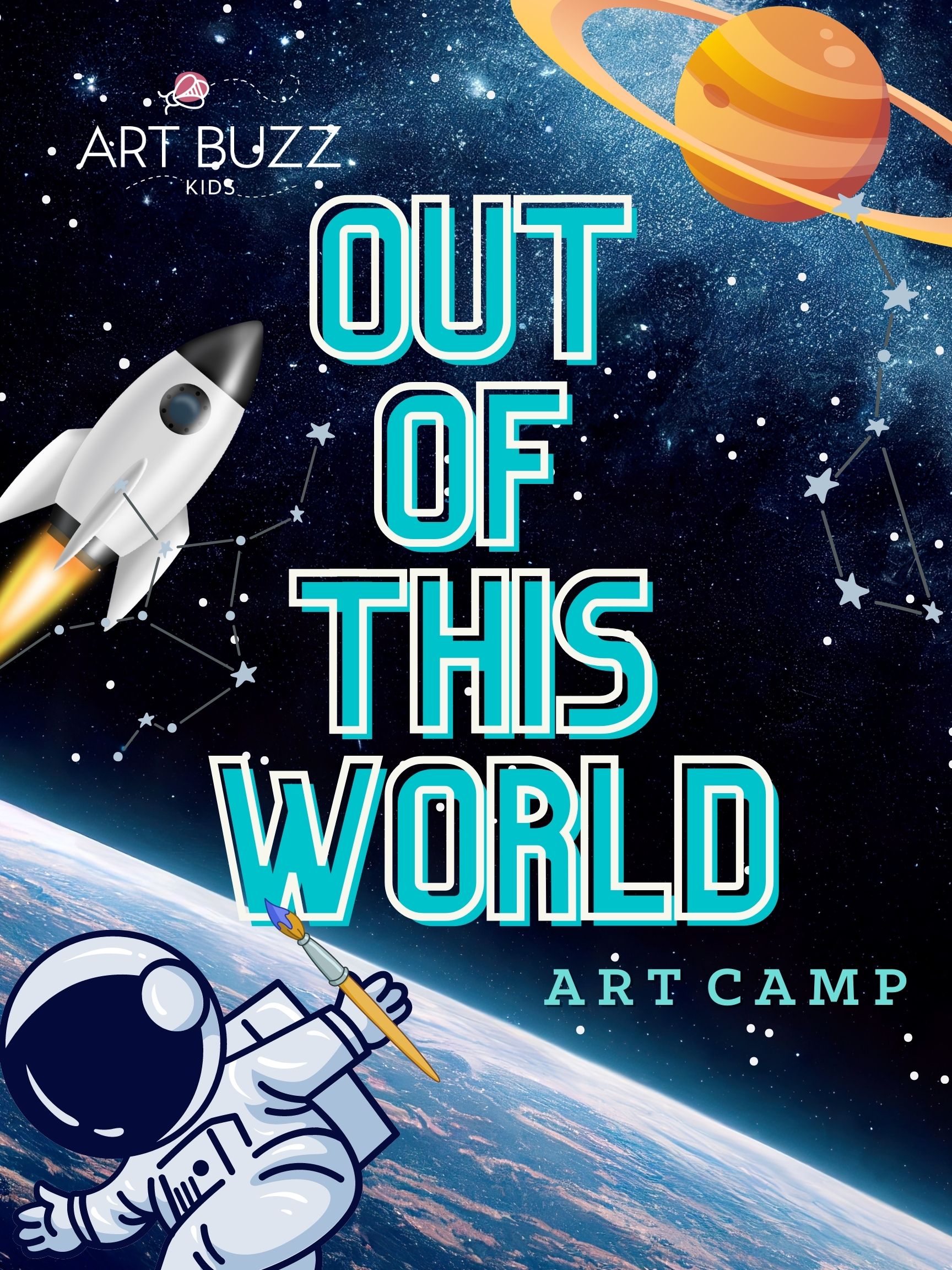 Art Buzz Kids 5-Day Art Camp: Out of this world