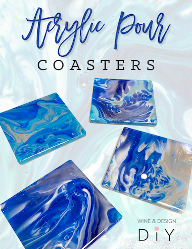 Acrylic Pour COASTERS Workshop! 4:30pm *Customer Request!