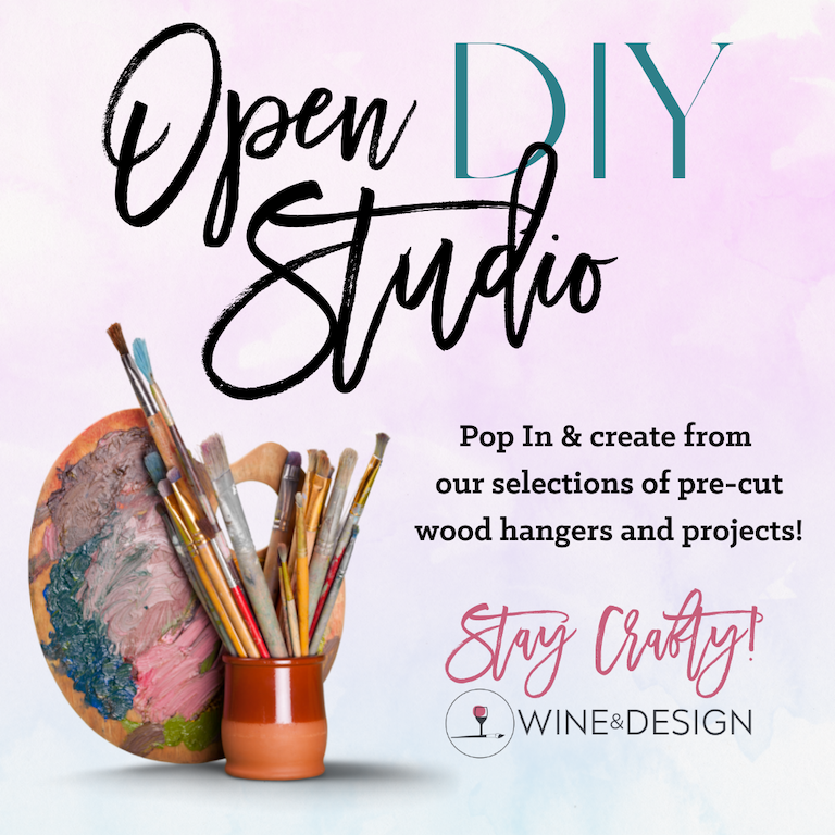 DIY Open Studio Session at 6:30pm (SELECT PROJECT FROM THE DROP DOWN BOX)