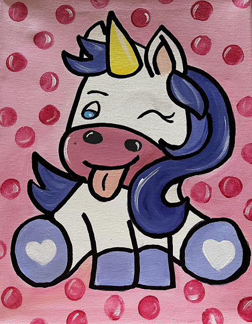 Art Buzz Kids Sassy Unicorn