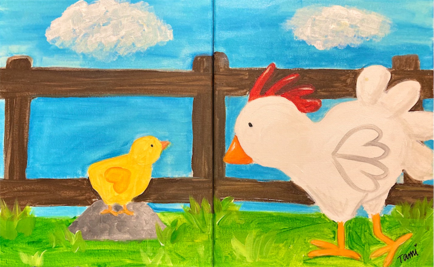 Mommy & Me Chickens! *ONE ticket = TWO painters*