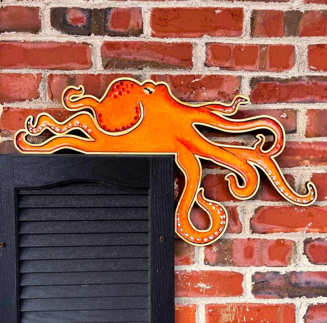 Octopus Resin Door Sitter