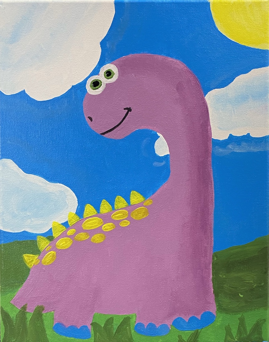 A Very Happy Dinosaur