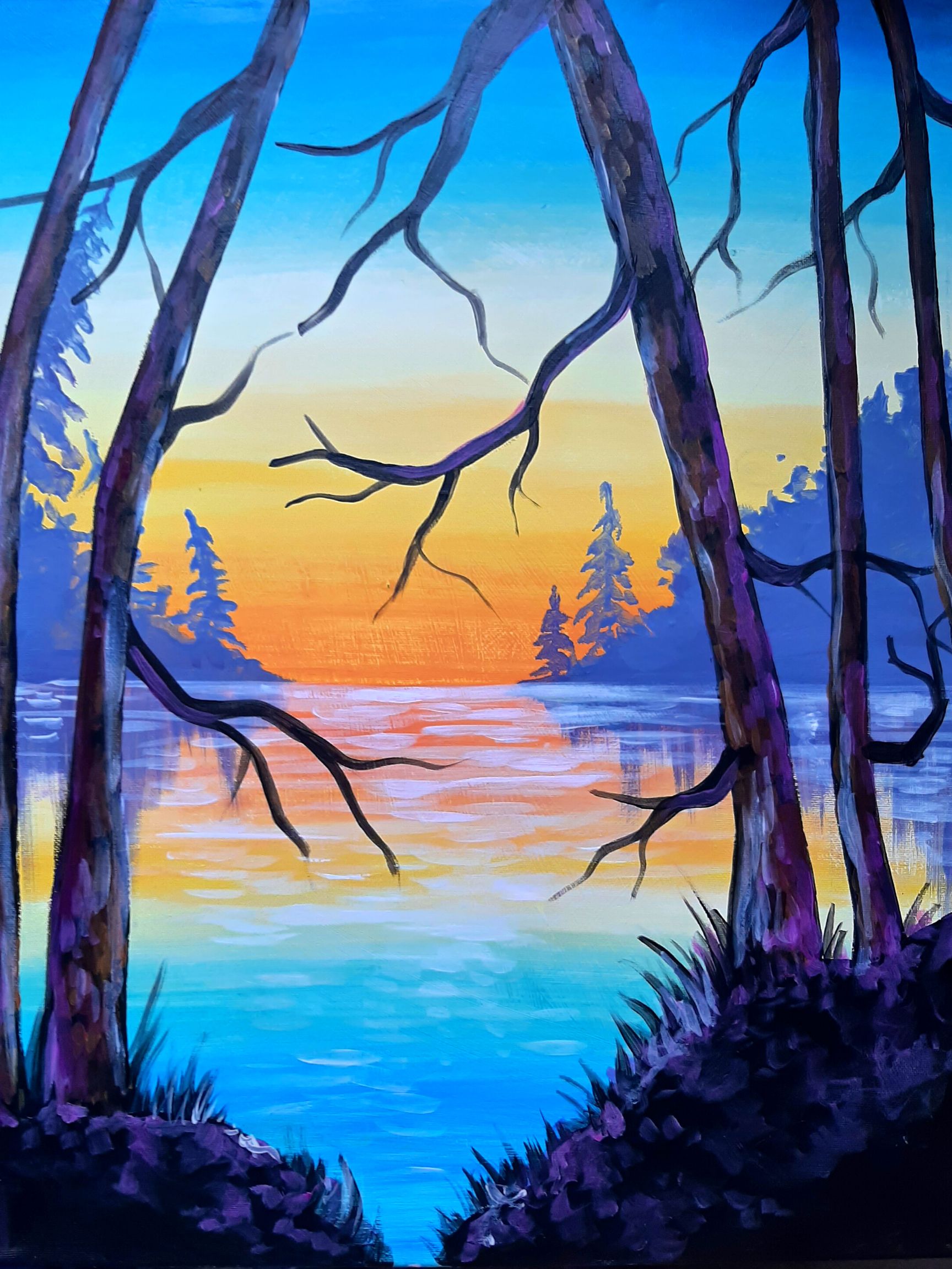 New Painting! Lake It Easy