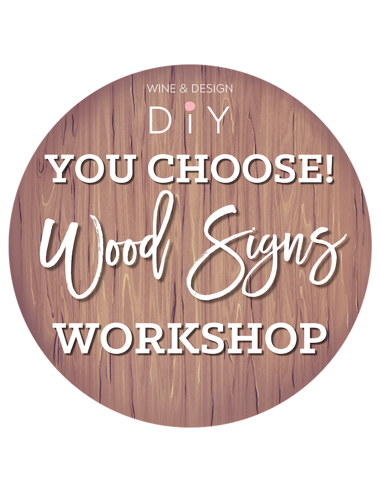 SPRING EDITION: Wood Sign Workshop! 3:00-5:00pm *MUST REGISTER BY 4/15/23* 